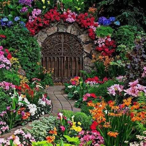 Whimsical magical garden
